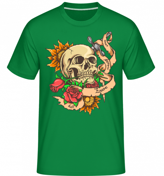 Love And Death -  Shirtinator tričko pre pánov - Irish green - Predné